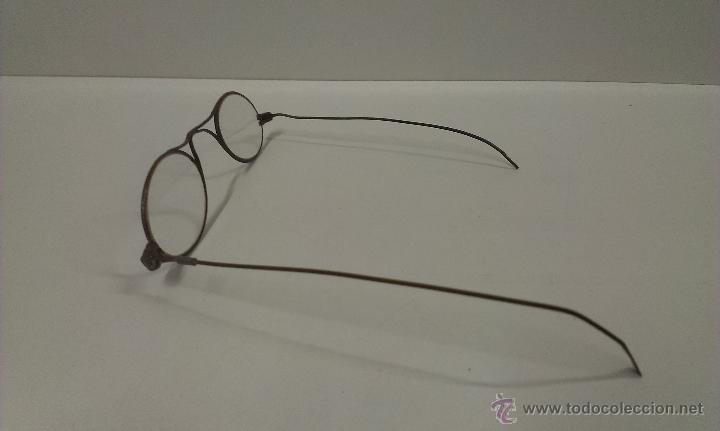 Antig&uuml;edades: MUY ANTIGUAS GAFAS . FUNDA DE MADERA ORIGINAL - Foto 4
