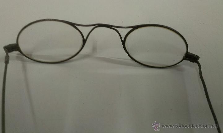 Antig&uuml;edades: MUY ANTIGUAS GAFAS . FUNDA DE MADERA ORIGINAL - Foto 6