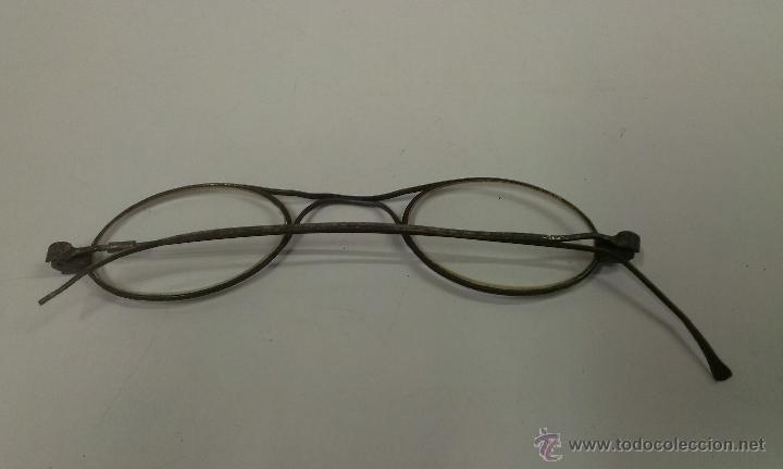 Antig&uuml;edades: MUY ANTIGUAS GAFAS . FUNDA DE MADERA ORIGINAL - Foto 7