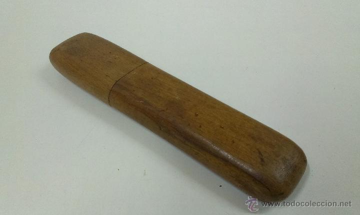 Antig&uuml;edades: MUY ANTIGUAS GAFAS . FUNDA DE MADERA ORIGINAL - Foto 10