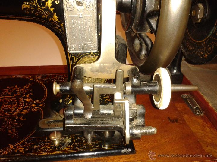 Antig&uuml;edades: M&aacute;quina de coser Frister&Rossmann - Foto 7