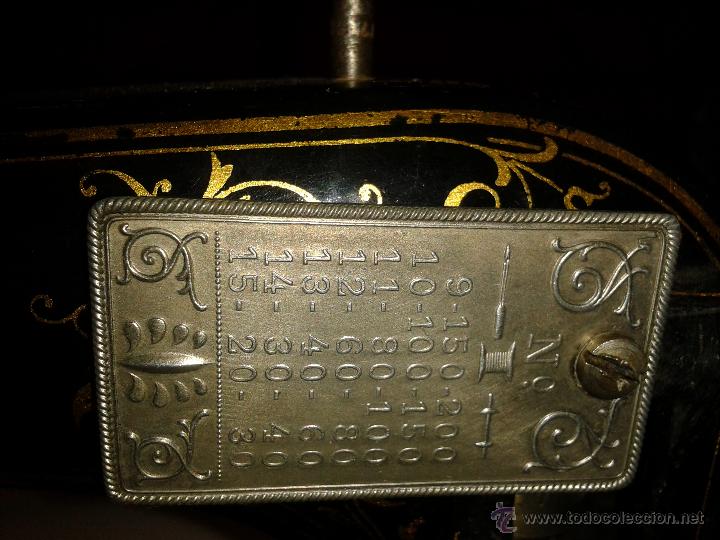 Antig&uuml;edades: M&aacute;quina de coser Frister&Rossmann - Foto 8
