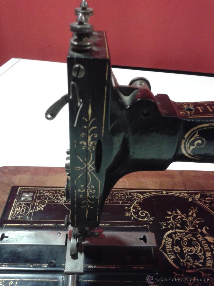 Antig&uuml;edades: M&aacute;quina de coser Frister&Rossmann - Foto 12