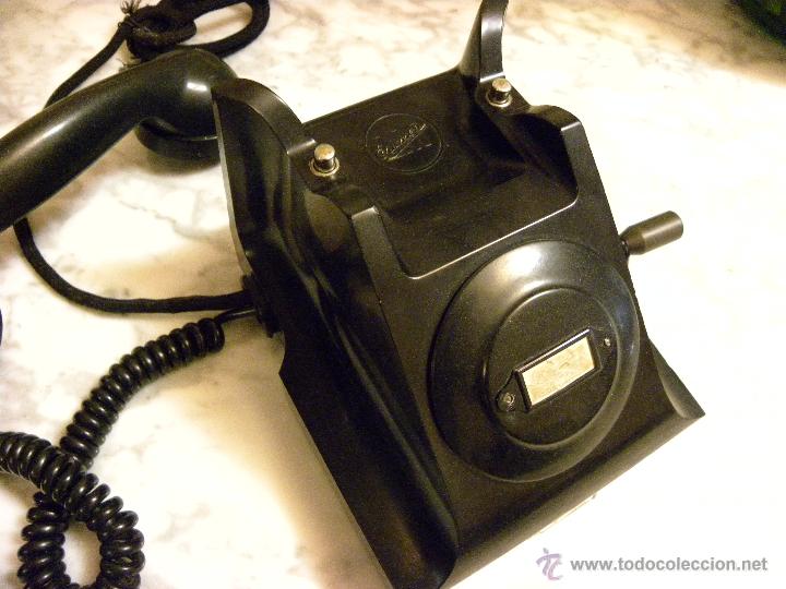 Tel&eacute;fonos: Antiguo telefono de Magneto Ericsson - Foto 2