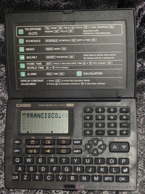 Antig&uuml;edades: CASIO.DATA BANK DC-7700 *625* - Foto 1