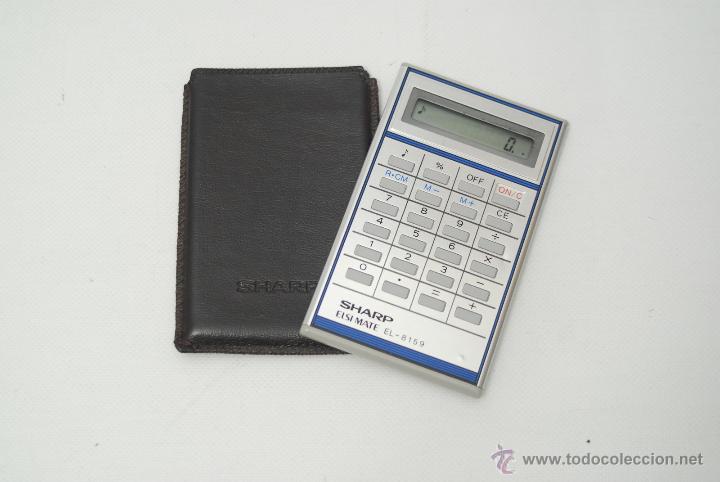 Antiquit&auml;ten: Calculadora Sharp EL-8159. Funcionando y con sonido.