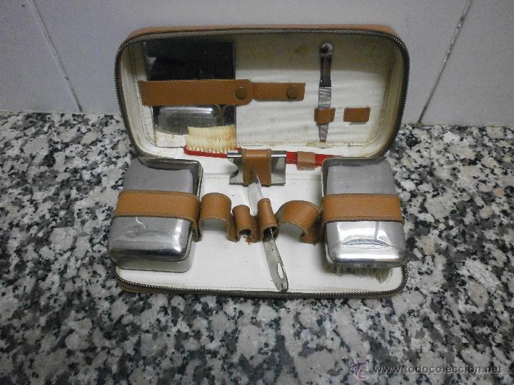 Antig&uuml;edades: ESTUCHE DE AFEITAR INCOMPLETO - Foto 1
