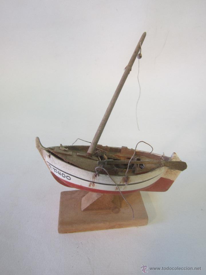 Antig&uuml;edades: BARCO PESQUERO EN MADERA - PEQUE&Ntilde;O - Foto 1
