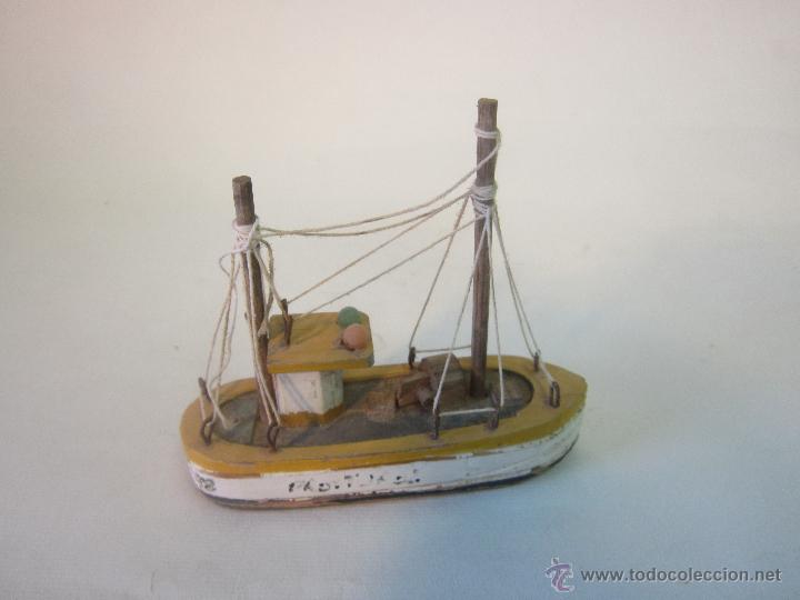 Antig&uuml;edades: BARCO PESQUERO EN MADERA - PEQUE&Ntilde;O - Foto 2