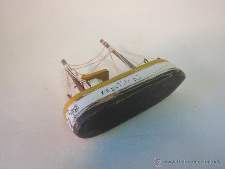 Antig&uuml;edades: BARCO PESQUERO EN MADERA - PEQUE&Ntilde;O - Foto 3
