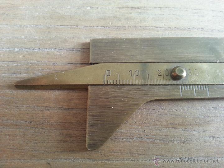 Antig&uuml;edades: ANTIGUO UTIL O CALIBRE DE METAL - Foto 3