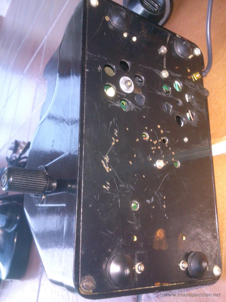 Tel&eacute;fonos: Tel&eacute;fono antiguo de Baquelita con Manivela. - Foto 9