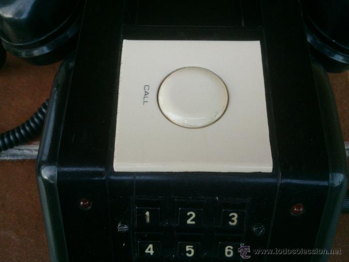 Tel&eacute;fonos: Tel&eacute;fono antiguo de Baquelita con Manivela. - Foto 10