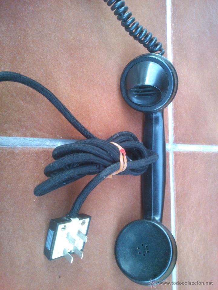 Tel&eacute;fonos: Tel&eacute;fono antiguo de Baquelita 1965. - Foto 5