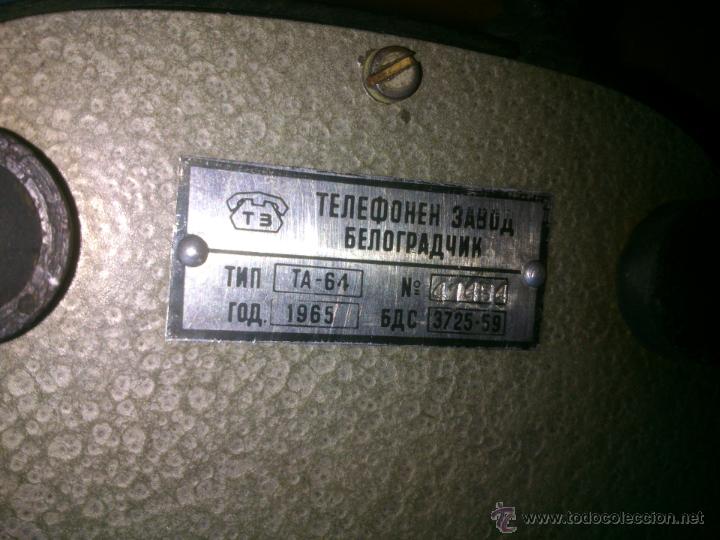 Tel&eacute;fonos: Tel&eacute;fono antiguo de Baquelita 1965. - Foto 9
