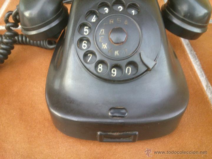 Tel&eacute;fonos: Tel&eacute;fono antiguo de Baquelita 1964. - Foto 2