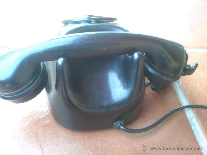 Tel&eacute;fonos: Tel&eacute;fono antiguo de Baquelita 1964. - Foto 5