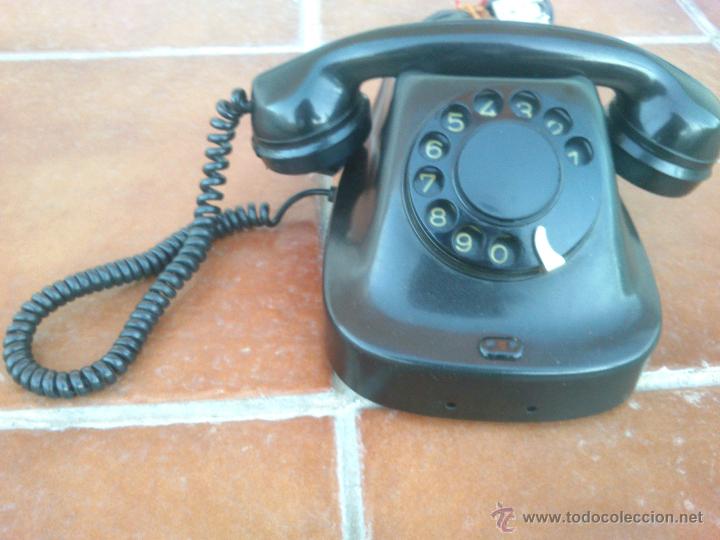 Tel&eacute;fonos: Tel&eacute;fono antiguo de Baquelita 1962. - Foto 3