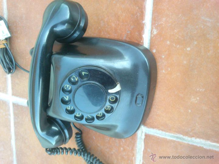 Tel&eacute;fonos: Tel&eacute;fono antiguo de Baquelita 1962. - Foto 5