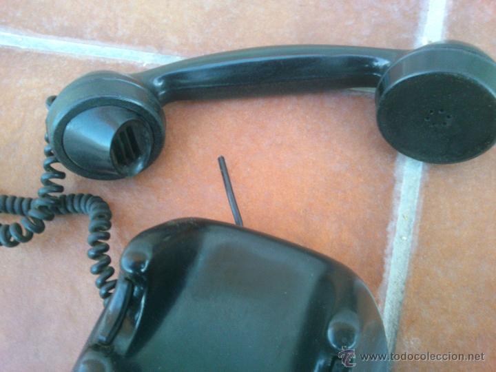 Tel&eacute;fonos: Tel&eacute;fono antiguo de Baquelita 1960. - Foto 4