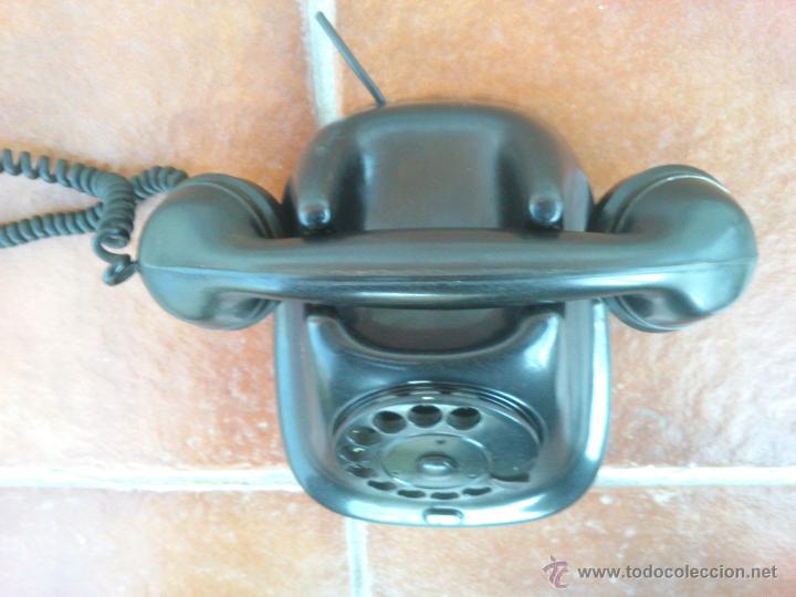 Tel&eacute;fonos: Tel&eacute;fono antiguo de Baquelita 1960. - Foto 8