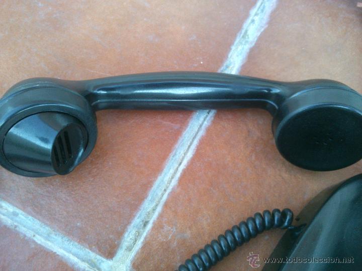 Tel&eacute;fonos: Tel&eacute;fono antiguo de Baquelita 1965. - Foto 5