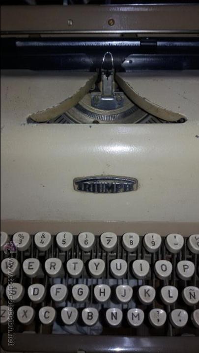 Antig&uuml;edades: M&Aacute;QUINA DE ESCRIBIR TRIUMPH - Foto 5