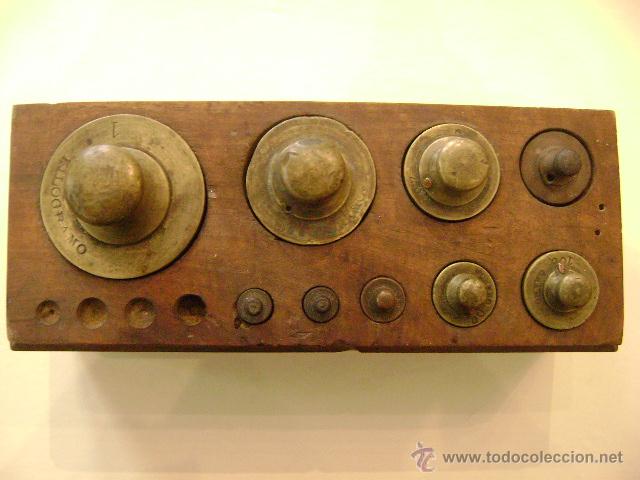 Antig&uuml;edades: CAJA CON PESAS - Foto 5