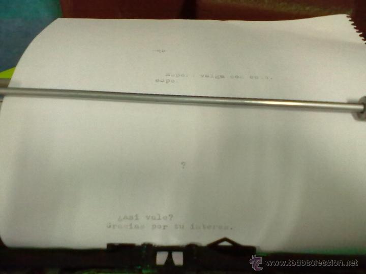 Antig&uuml;edades: MAQUINA DE ESCRIBIR OLIVETTI STUDIO 44 EN SU MALETIN - Foto 13