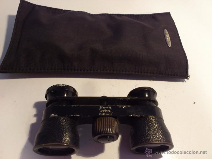 Antig&uuml;edades: Antiguo Boniculares Prismaticos en Estuche Marca Busch Incompleta - Foto 1
