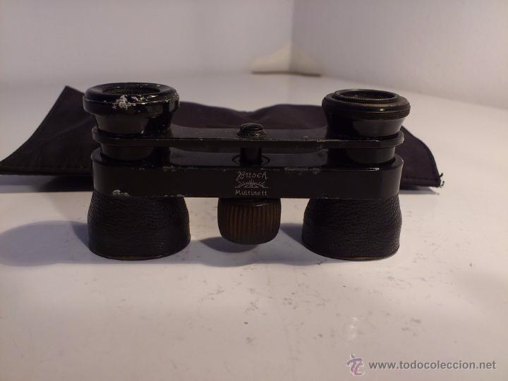Antig&uuml;edades: Antiguo Boniculares Prismaticos en Estuche Marca Busch Incompleta - Foto 2