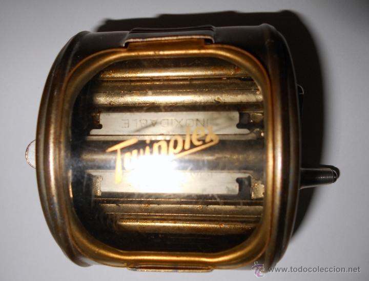 Antig&uuml;edades: Afiladora hojas de afeitar marca Twinplex - Foto 2