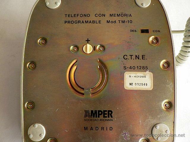 Tel&eacute;fonos: TELEFONO AMPER TM-10 - Foto 4