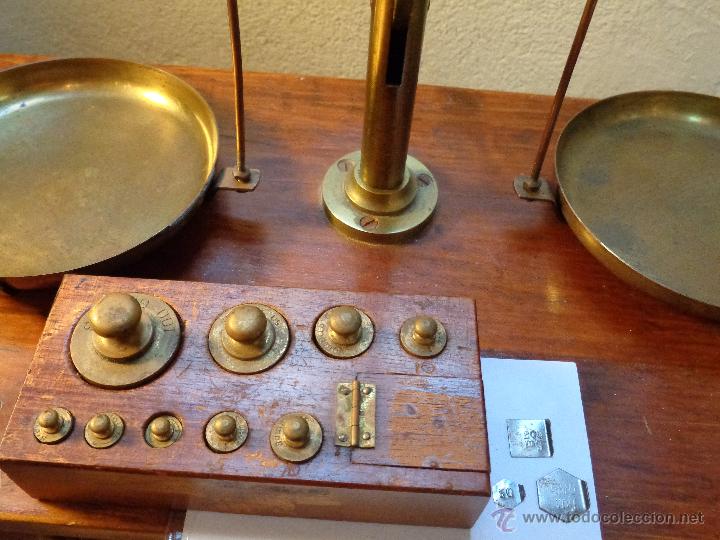 Antig&uuml;edades: BALANZA DE FARMACIA - Foto 8