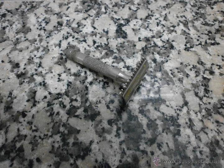 Antig&uuml;edades: ANTIGUA MAQUINILLA AFEITAR MARCA SMOKING - Foto 1