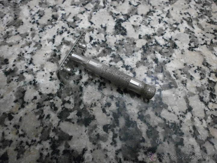 Antig&uuml;edades: ANTIGUA MAQUINILLA AFEITAR MARCA SMOKING - Foto 2