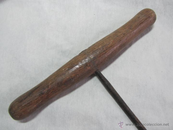 Antig&uuml;edades: Gran barrena para madera - Foto 2