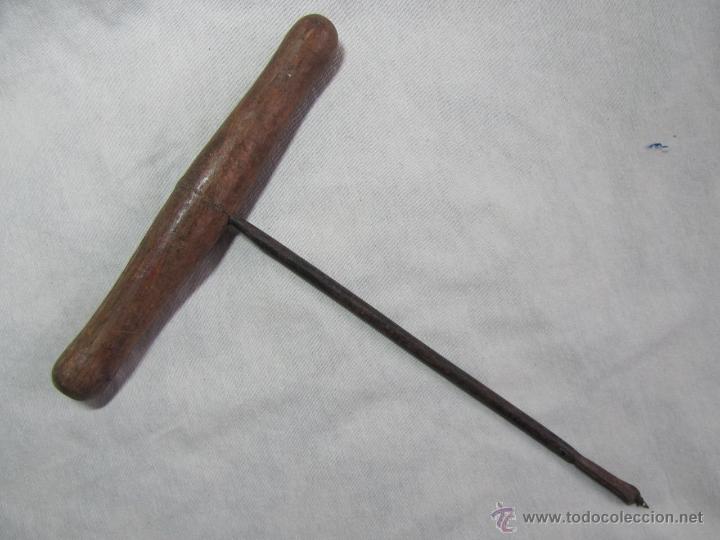 Antig&uuml;edades: Gran barrena para madera - Foto 4