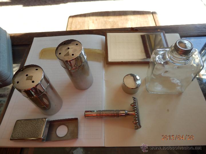 Antig&uuml;edades: NECESER DE AFEITADO, COMPLETO Y BIEN CONSERVADO - Foto 12