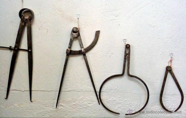 Antig&uuml;edades: HERRAMIENTA DE MEDICI&Oacute;N EXTERIOR DE TORNERO - Foto 2