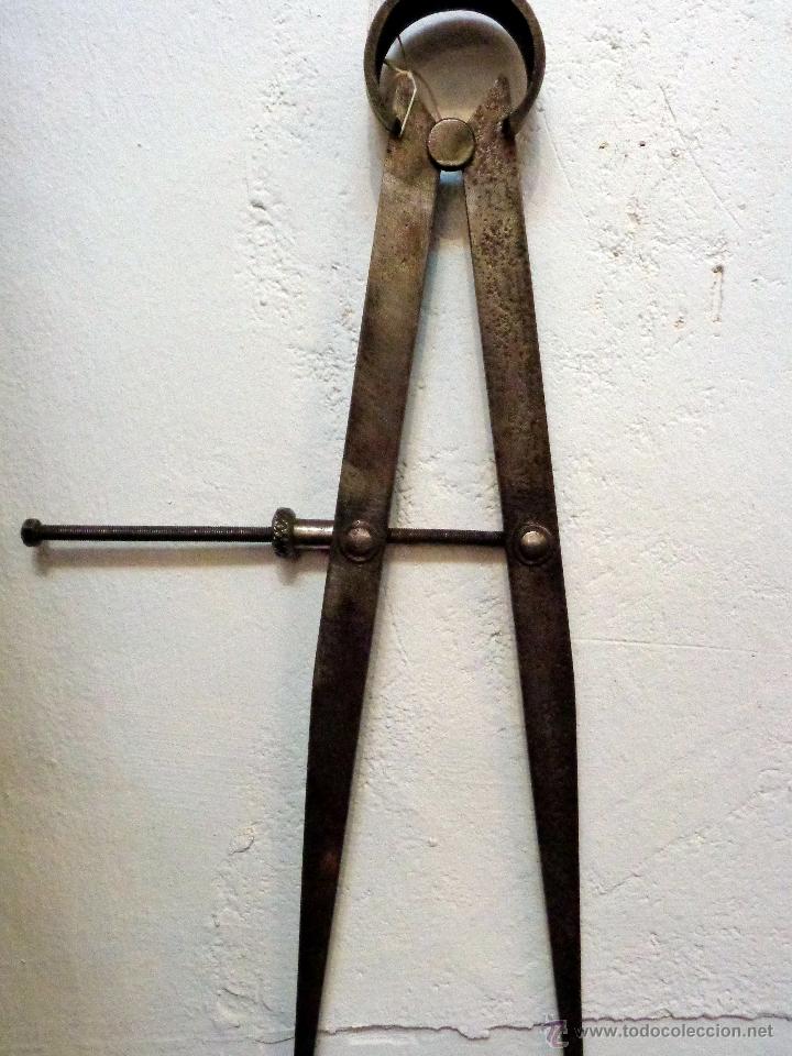 Antig&uuml;edades: HERRAMIENTA DE MEDICI&Oacute;N EXTERIOR DE TORNERO - Foto 2