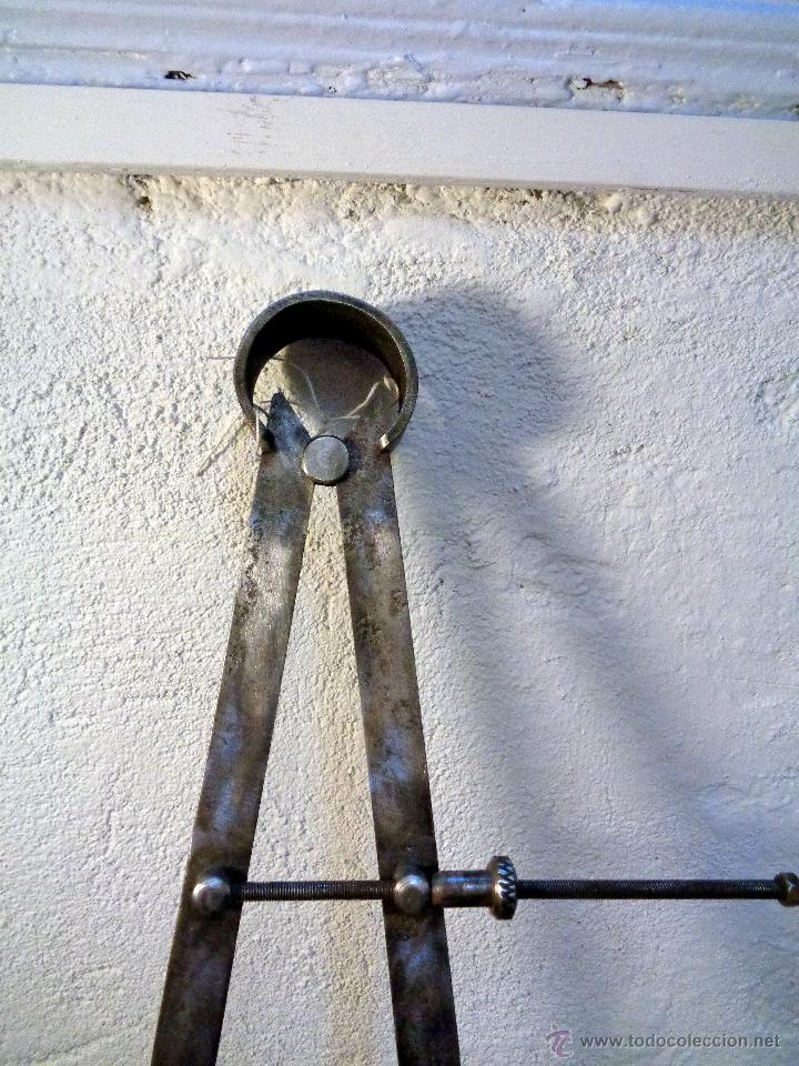 Antig&uuml;edades: HERRAMIENTA DE MEDICI&Oacute;N EXTERIOR DE TORNERO - Foto 3