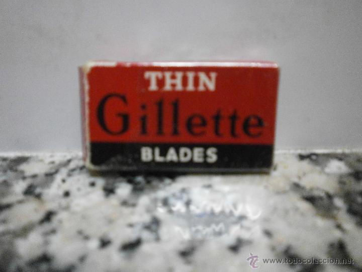 Antig&uuml;edades: CAJA HOJAS DE AFEITAR  GILLETTE BLADES Y OTRAS - Foto 1