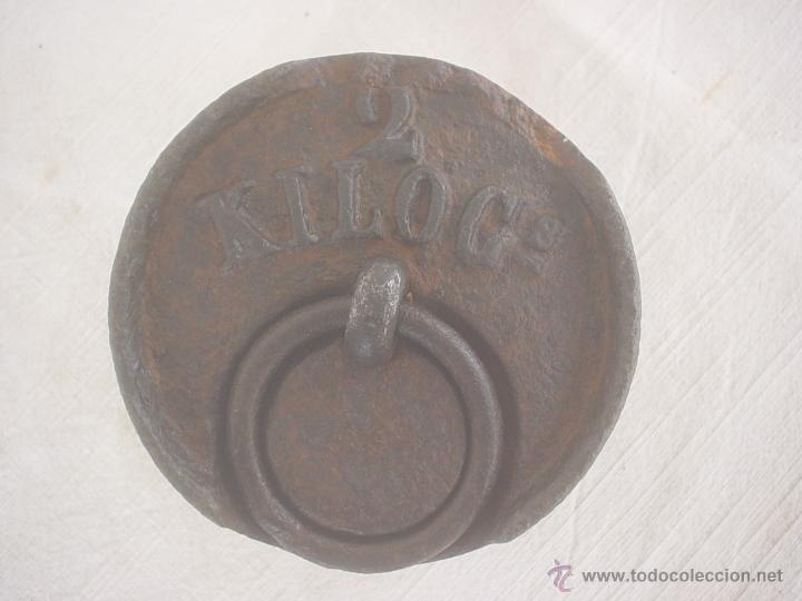Antig&uuml;edades: PESA 2 KG - DOS KILOS - Foto 1
