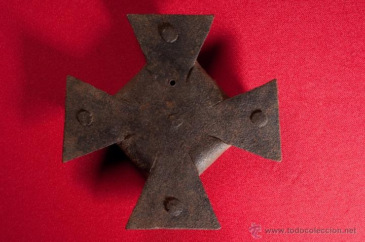 Antig&uuml;edades: ANTIGUO ESCUDO EN HIERRO FORJADO - Foto 4