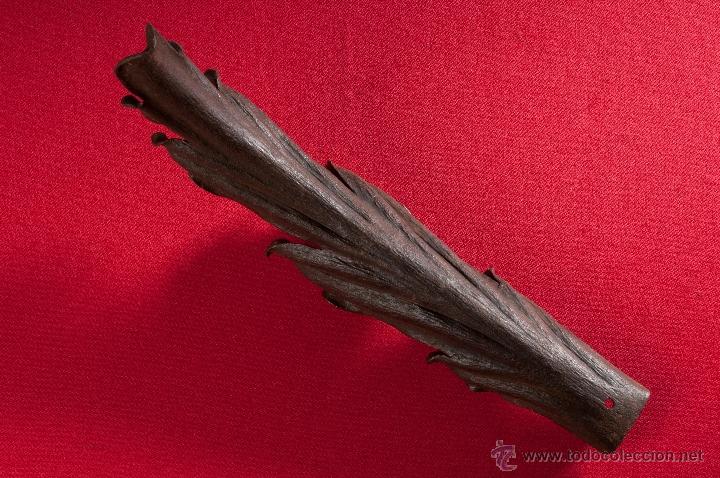 Antig&uuml;edades: ANTIGUA HOJA EN HIERRO FORJADO - Foto 2