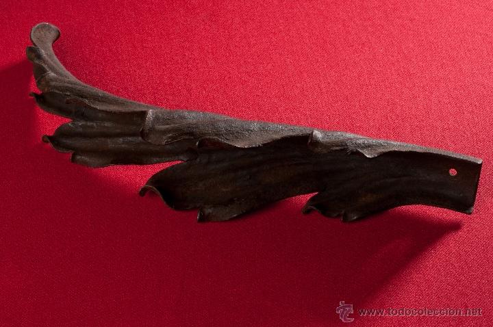 Antig&uuml;edades: ANTIGUA HOJA EN HIERRO FORJADO - Foto 3