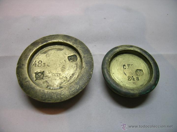 Antig&uuml;edades: Antiguas pesas rusas zolotnik - Foto 1