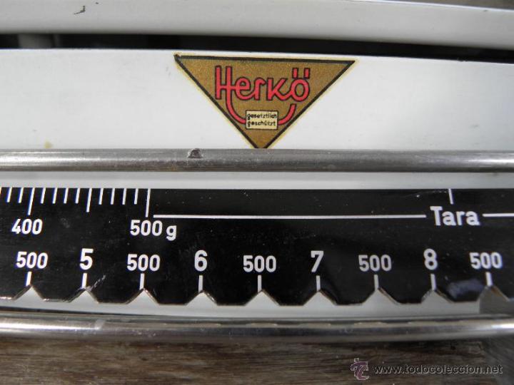 Antig&uuml;edades: Bascula vintage Herko- 10 kg - Foto 2
