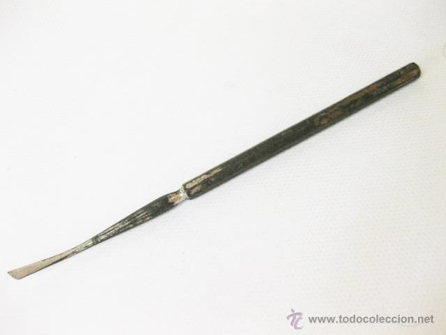 Antig&uuml;edades: ANTIGUO UTIL DE DENTIDTA EN HIERRO. S XIX - Foto 1